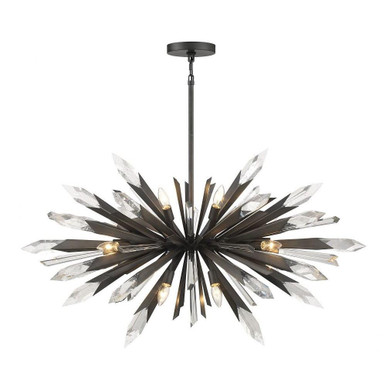 Elsa 12 Light Oversized Pendant by Minka Metropolitan - N1948-766
