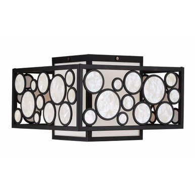 Mosaic 2 Light 15 Inch Wide Flush Mount by Minka Metropolitan - N7752-143