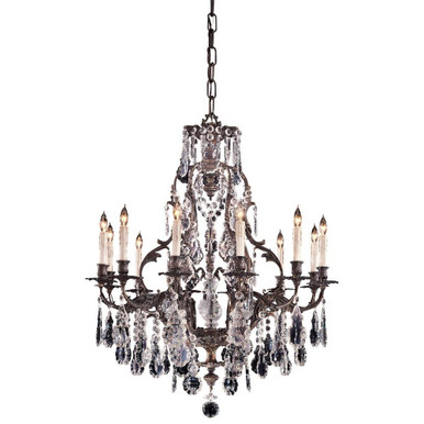 12 Light Large Traditional Chandelier by Minka Metropolitan - N950201