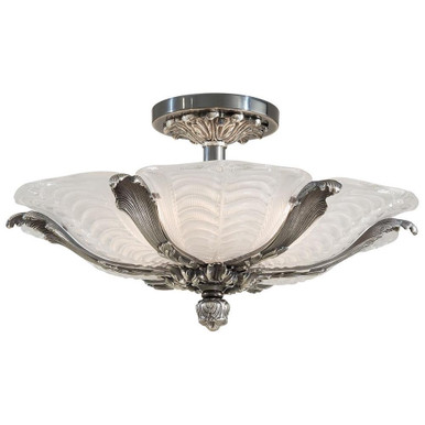 6 Light 27 Inch Wide Semi Flush Mount by Minka Metropolitan - N950495-54B