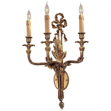 3 Light Wall Sconce 23.5 Inch Tall by Minka Metropolitan - N9800
