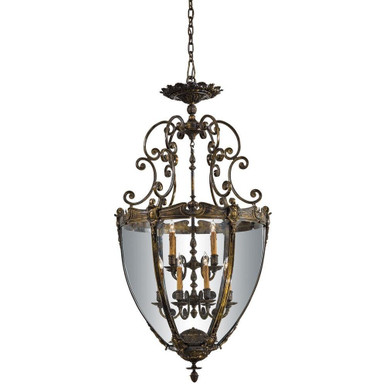12 Light Large 2 Tier Foyer Chandelier by Minka Metropolitan - N9204