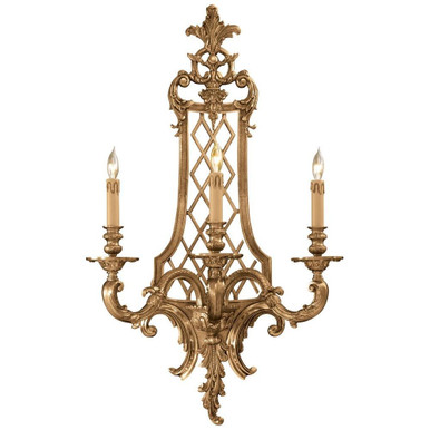 3 Light Wall Sconce 38.25 Inch Tall by Minka Metropolitan - N9803