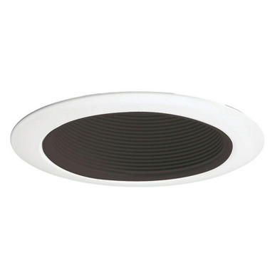 4 Inch Round Downlight Baffle Trim 3 Inch Tall and 5.5 Inch Wide by Juno - 14 BWH