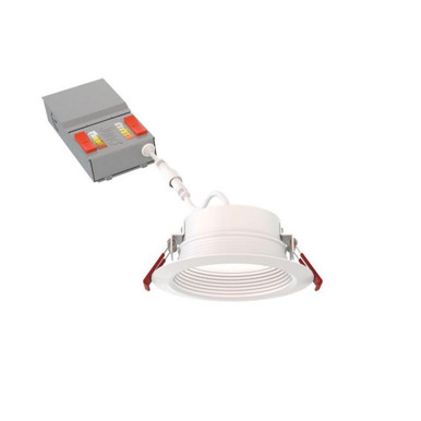 Wafer 14.5W LED Deep Regressed Baffle Downlight 5.35 Inch Wide by Juno - WF4 DREG B ALO19 SWW5 90CRI MW M6