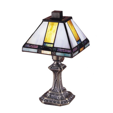 Tranquility Tiffany Mission 1 Light Accent Lamp by Dale Tiffany - 8706