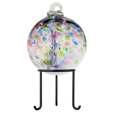 Tree Of Life 10.5 Inch Hope Hand Blown Glass Ball by Dale Tiffany - AC23193-D6