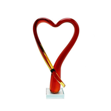 Opus Heart 13.75 Inch Sculpture by Dale Tiffany - AS20217