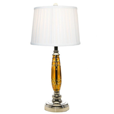 Glossy Amber 1 Light Table Lamp 26 x 13 Inches by Dale Tiffany - GT21189