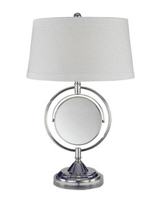 Contessa One Light Table Lamp with Mirror by Dale Tiffany - PT12301