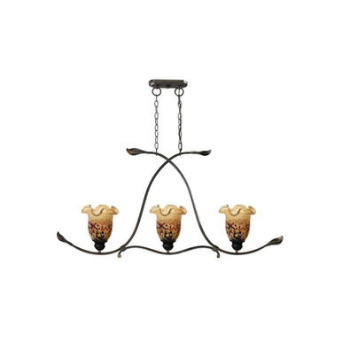 Luster 3 Light Oversized Pendant by Dale Tiffany - SAH15112
