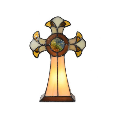 Cross 1 Light Accent Lamp by Dale Tiffany - STA16122