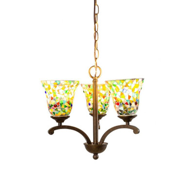 Remy 3 Light Small Chandelier by Dale Tiffany - STH19108