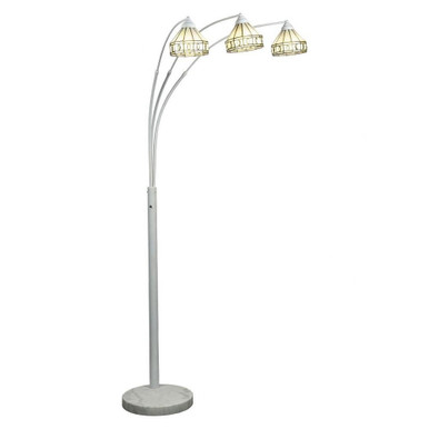 Sarajevo Arc 3 Light Floor Lamp 79 x 24 Inches by Dale Tiffany - TF19181