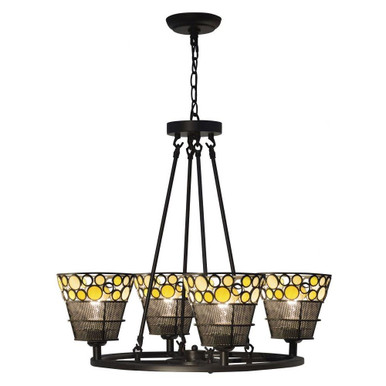 Pasqual 4 Light Large Pendant by Dale Tiffany - TH18334