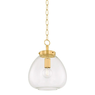 Della 1 Light Small Pendant 15.75 Inch Tall and 12 Inch Wide by Mitzi - H997701S