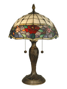 Malta Tiffany Two Light Table Lamp by Dale Tiffany - TT10211