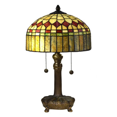 Mayor Island 2 Light Table Lamp by Dale Tiffany - TT16083