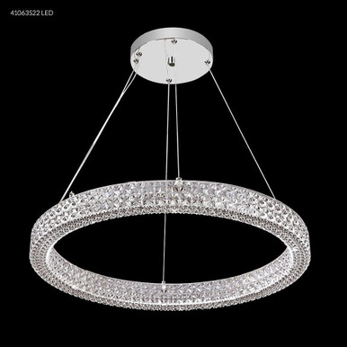 Acrylic 1 Light Medium Crystal Chandelier by James Moder - 41063S22LED