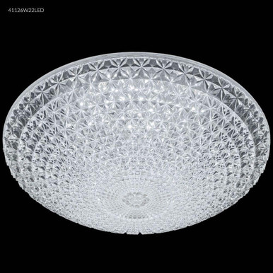 Acrylic LED Light Small Round Chandelier by James Moder - 41126W22LED