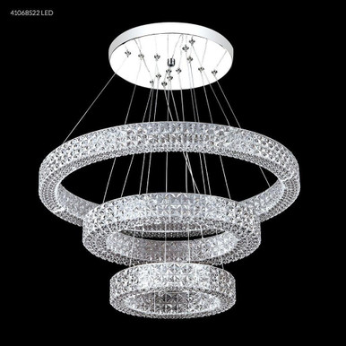 Acrylic 1 Light LED Medium Crystal Chandelier by James Moder - 41068S22LED
