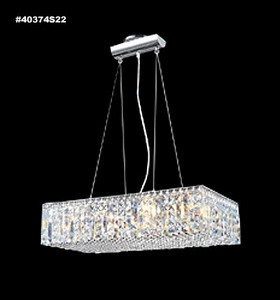 Impact 12 Light Medium Linear Chandelier by James Moder - 40374S22