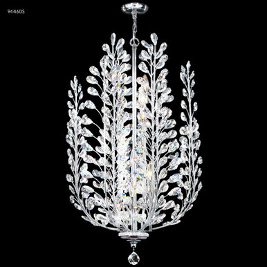 Florale 8 Light Medium Crystal Petals Chandelier by James Moder - 94460S22
