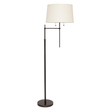 Averill 2 Light Adjustable Floor Lamp 72 x 17 Inches by House of Troy - AV101-OB