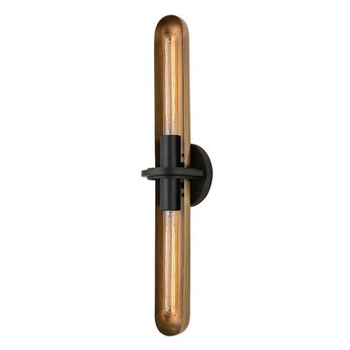 Tuscon 2 Light Wall Sconce by Troy - B8626-PBR/SBK