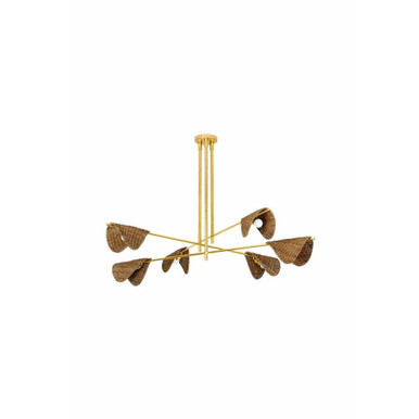 Barnaby 12 Light Oversized Chandelier by Troy - F1060-VGL