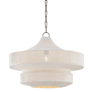 Thurso 1 Light Pendant 20.75 Inch Tall and 30 Inch Wide by Troy - F3130-BRZ