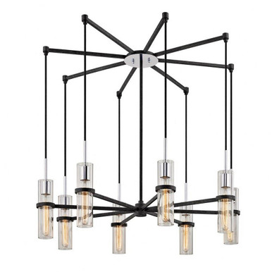 Xavier 8 Light Oversized Chandelier by Troy - F6198-TRN/PC