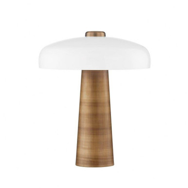 Lush 1 Light Table Lamp 18.75 Inches Tall and 16 Inches Wide by Troy - PTL1319-PBR