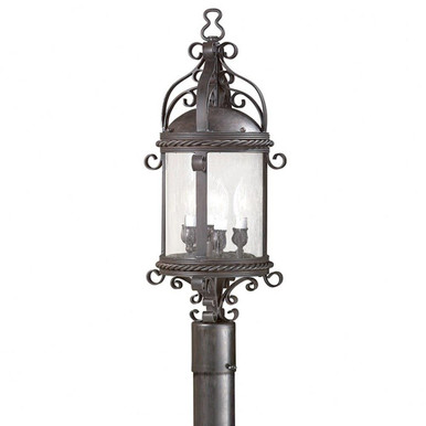 Pamplona 4 Light Outdoor Post Lantern 10 x 26.75 Inches by Troy - P9123-SFB