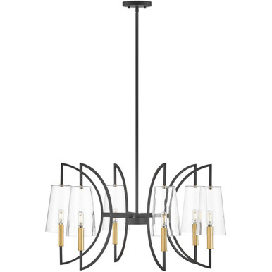 Hanley 6 Light Chandelier 17.75 Inch Tall and 32 Inch Wide By Savoy House - 1-7168-6-143