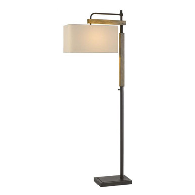 Alloa 1 Light Floor Lamp In Rustic Style 64 x 10 Inches by Cal  - BO-2889FL