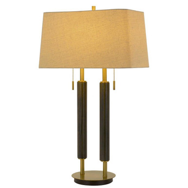 Avellino 2 Light Desk Lamp 32 Inches Tall and 18 Inches Wide by Cal  - BO-2893DK