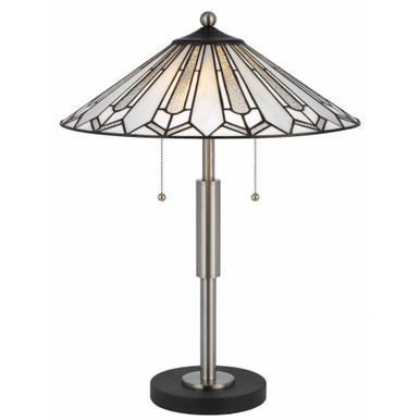 Muirfield 2 Light Table Lamp 22.5 x 19.25 Inches by Cal  - BO-3165TB