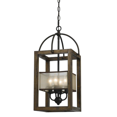 Mission 4 Light Medium Pendant by Cal - FX-3536/4