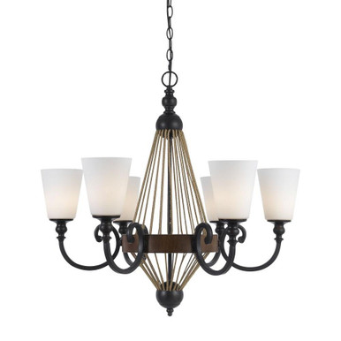 Monticello 6 Light Chandelier by Cal - FX-3563/6