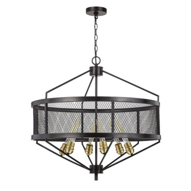 Halle 6 Light Large Chandelier by Cal - FX-3743-6
