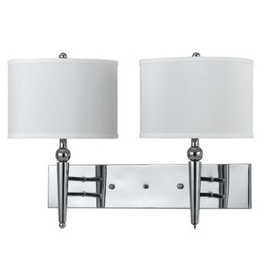 2 Light Wall Sconce 24 Inch Wide by Cal - LA-2007W2L-1CH