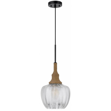 Monroe 1 Light Small Pendant by Cal - FX-3805-1