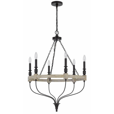 Grove 6 Light Medium Chandelier by Cal - FX-3793-6