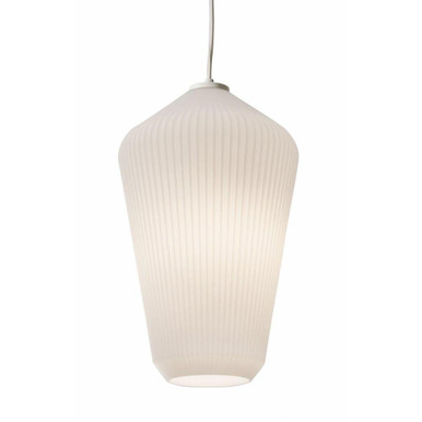 Lola 1 Light Medium Pendant by AFX - lolp11wh