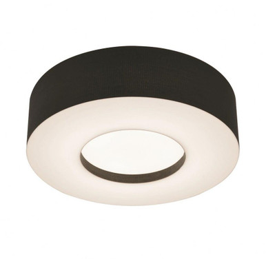 Montclair 18W 1 LED 12.25 Inch Wide Flush Mount by AFX - mcf1214lajud-bk