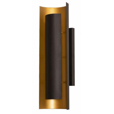 Reveal 15.5W 1 LED Light Wall Sconce by AFX - rvs0416l30d1bkgd