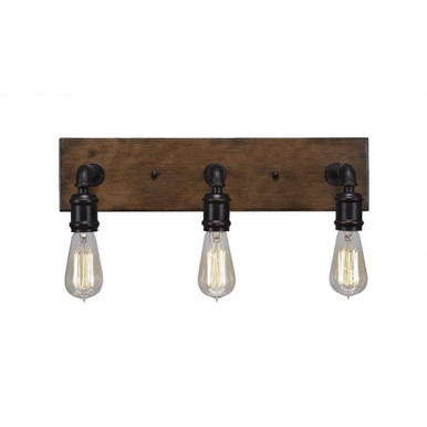 Portland 3 Light Vanity Light by Toltec - 1133-AT18