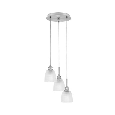 Array 3 Light Small Pendant 11.5 Tall by Toltec - 1816-BN-500