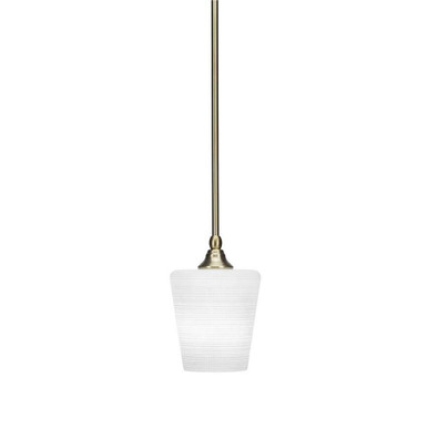 Stem 1 Light Stem Small Pendant 8.75 Inch Tall by Toltec - 23-NAB-4031